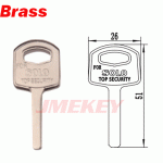 P-596 Brass Key Blanks Solex Wholesale Suppliers SOLO7