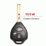 A-005 Remote Key Shell For Toyota Camry 3 Buttons Toy48 key