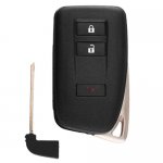 LEX-08 3 Buttons Case Shell With Blank Smart key with Lexus