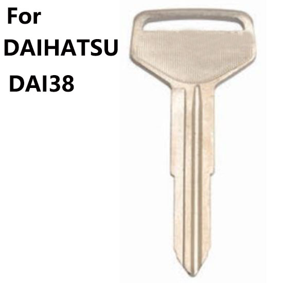 K 212 Blank Car Keys For Daihatsubrass Metal Car Key Blanks